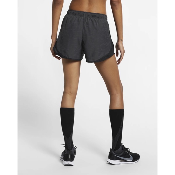 Nike tempo Womens running shorts dry fit black grey workout fitness - Picture 6 of 11